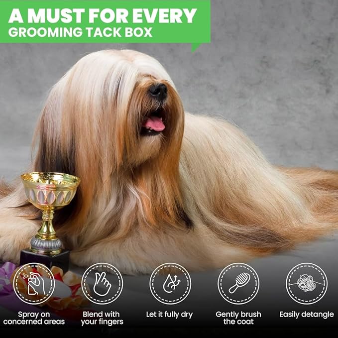 Best Shot The MAXX Ultra Concentrate Miracle Detangler and Conditioner, Moisturizing Conditioner for Pets, Hypoallergenic, 34 Oz.