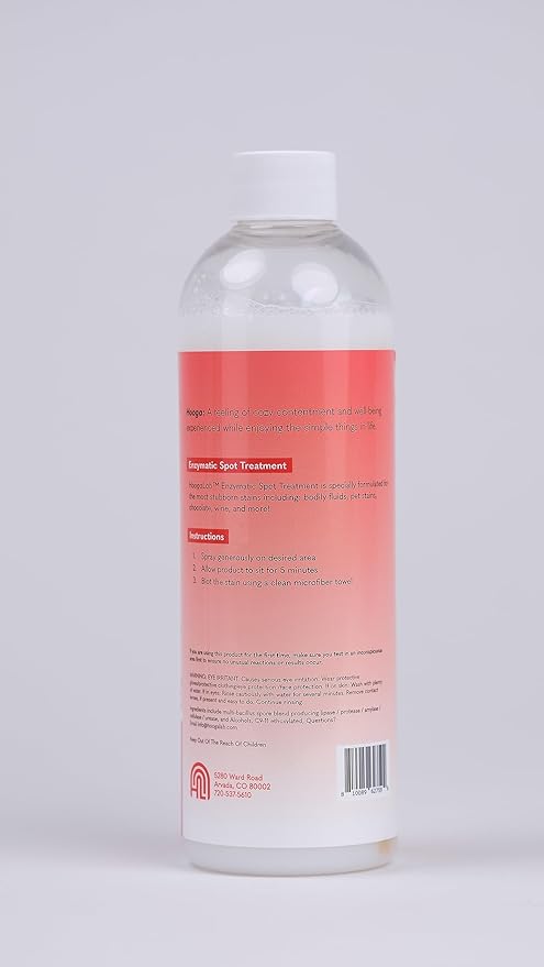 16oz Enzymatic Spot Treatment - Powerful Stain Remover for Tough Messes | Pet Cleaner, Elimate Organic Stains, Odors, and Residues From Carpet, Upholstery, and Fabrics! (Single)