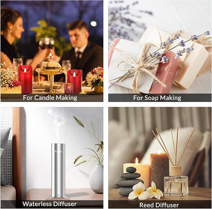 Hotel Bergamot Essential Oil 20ML Sampler Waterless Scent Oil for Cold Air Diffusers, Luxury Aroma Fragrance Oils for Home, Spa&Office-Long Lasting Aromatic Oils