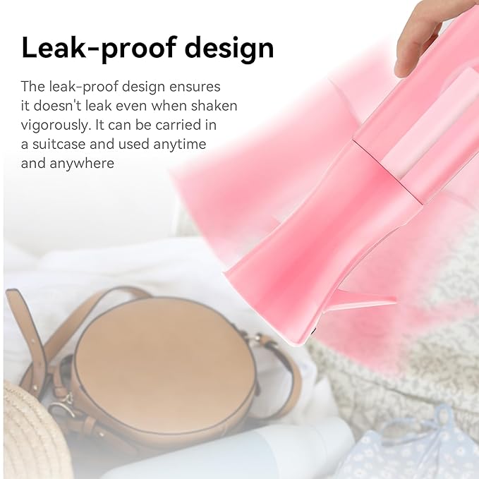 Continuous Mist Spray Bottle for Hair, Face & Plants (6.8oz/200ml) - Ultra Fine Travel-Size Water Mister for Salons, Cleaning, Pets & Skincare Leakproof Design