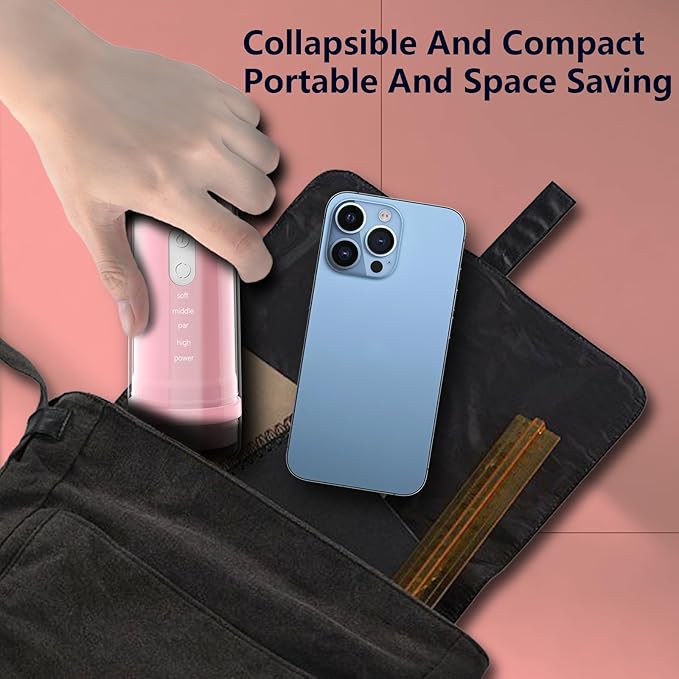 Ear Wax Removal, 2 in 1 Electric Ear Cleaning Kit with 4 Pressure Modes, Portable Water Powered Ear Cleaner with Basin and Nasal Nozzles, Ear Irrigation Flushing System for Adults and Kids, Pink