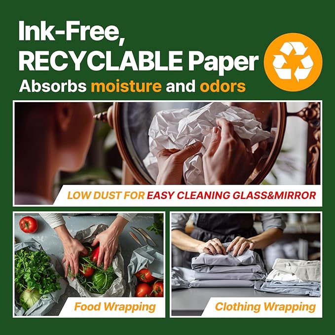 Bird Cage Liner - 120 Paper Sheets, 20" x 18", 2.9 lb - Ideal for Pet Habitats, Bulk Pack for Long-Lasting Use, Newsprint Texture, Convenient Parcel Packaging