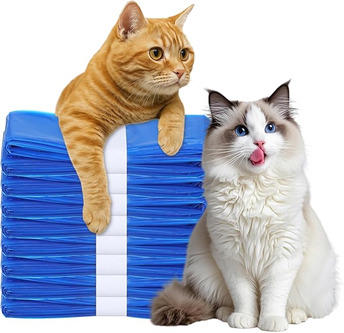 10 Pack Cat Litter Refill Bags Cat Litter Bag 100% Enhanced Odor Control Generic Litters Refills Compatible with Standard, Plus, XL Pail