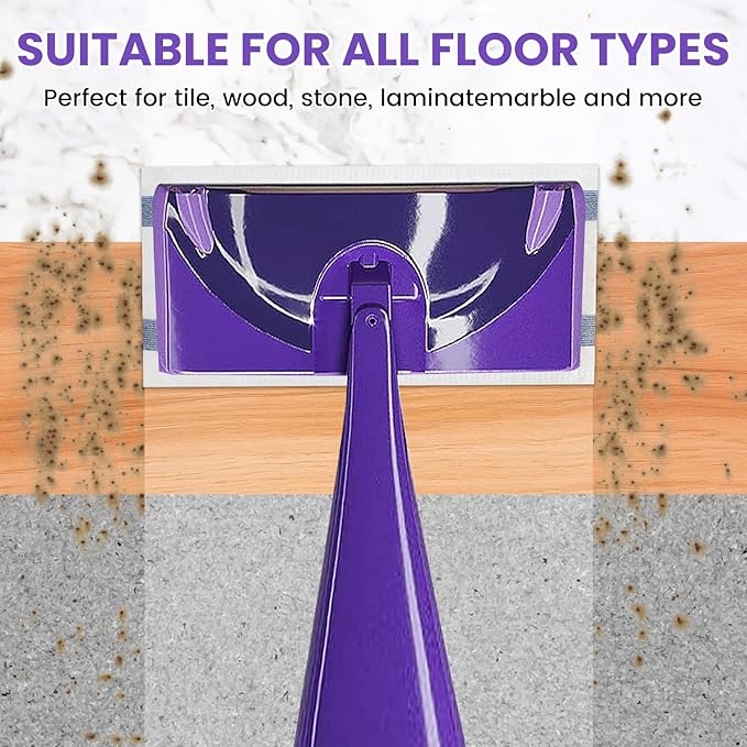 24 Count Disposable Mopping Pad Refill for Swiffer Wet Jet Spray Mop, Multi Surface Floor Cleaner Spray Mop Pads Refills for Floor Cleaning, Thickness and Absorbent