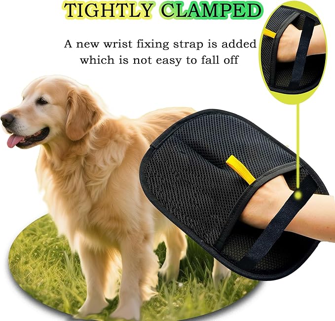 New Upgraded pet Care Gloves, cat and Dog Hair Care, pet Hair Removal Gloves, pet Hair Static Gloves, Quick Grooming, Reusable