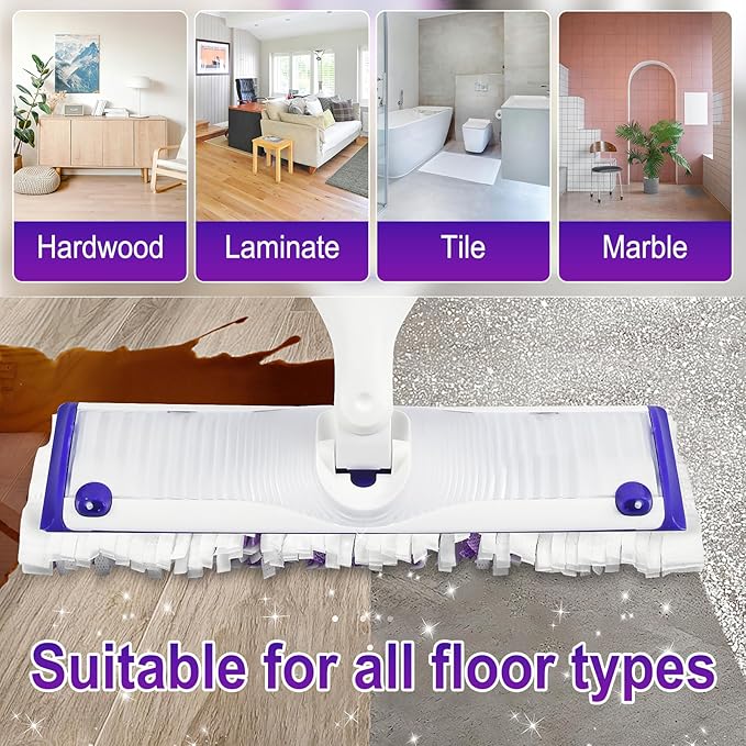 20 Count Power Mop Pads Refills for Swiffer Power Mop Pads,Compatible with Swiffer Power Mop Refills Replacement Disposable Power Mopping Pads Refills for Multi-Surface Floor Cleaning