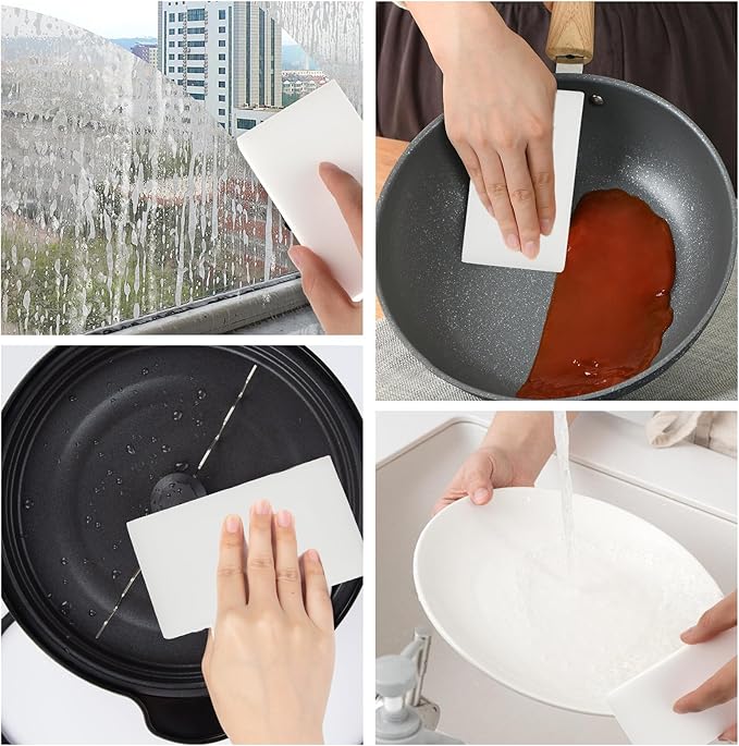 10Pcs Melamine Sponges for Multi-Purpose Cleaning Extra Thick and Long Lasting Kitchen Sponges Magic Sponge Erasers for Bathtub, Floor, Baseboard, Bathroom, Kitchen and Wall Cleaner