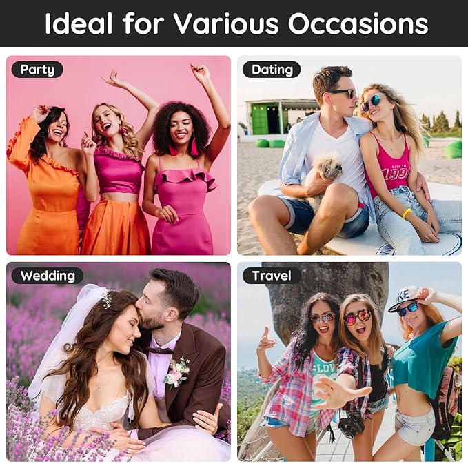 Segbeauty Atomizer Sprayer for Perfume, 5pcs 20ml Empty Cologne Travel Bottle Refillable, Glass Perfume Bottles Sprayer Pocket Sample Spray Bottle for Fragrance Cosmetic Toiletries Liquid Mixture