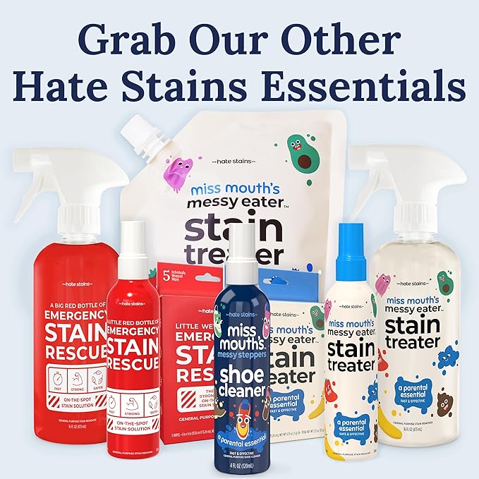 Miss Mouth's Messy Eater Stain Treater Pen - 2 Pack To Go Instant Stain Remover Pen - Newborn & Baby Essentials - On-The-Go & Travel Essentials