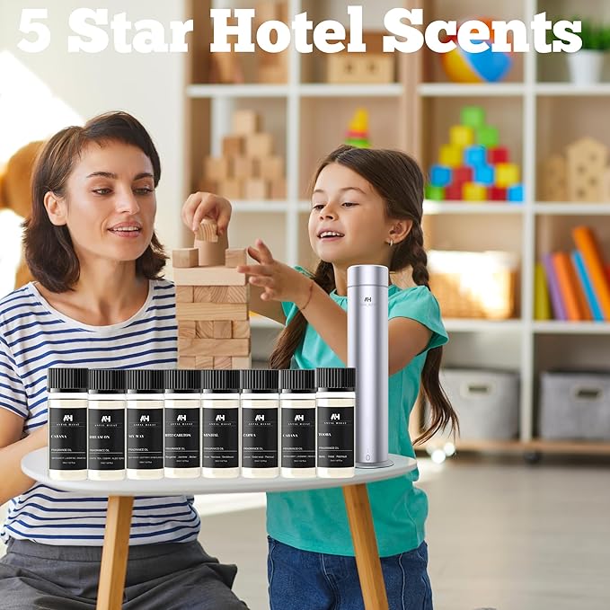 Hotel Scents Diffuser Oil Mantasha 50ml – Inspired by Sauvage EDP – Bergamot, Pepper & Geranium – Premium Fragrance Oil for Waterless & Ultrasonic Diffuser – Luxury Scent Refill for Home & Office