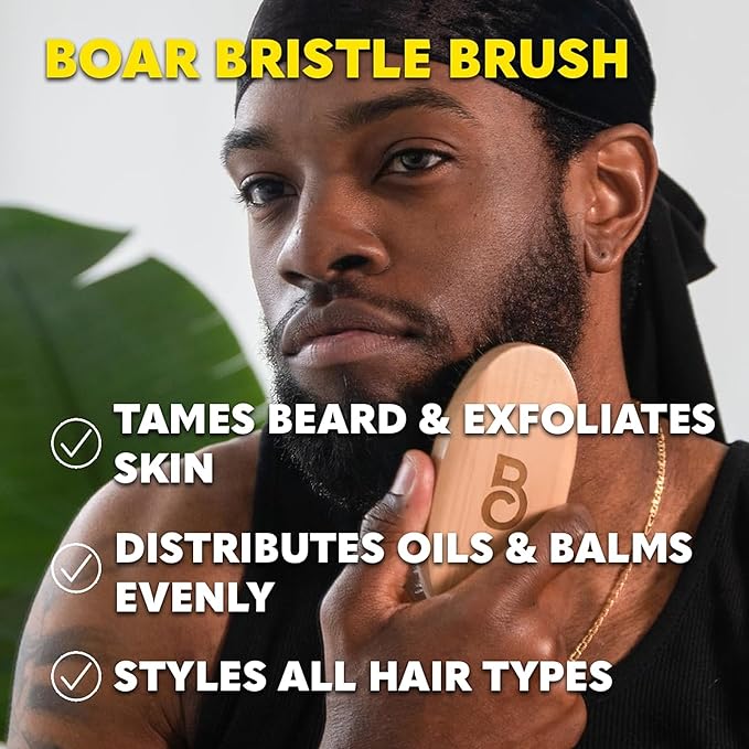 The Beard Club Beard Kit for Men - Grooming & Care Kit - Cedar & Sandalwood Oil, Cedar Balm, Shampoo, Brush, Comb, Trimming Scissors, Straight Edge Razor - Gift Set