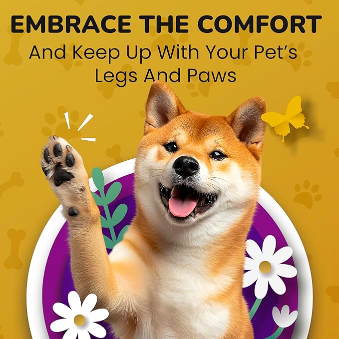 Hip and Joint Supplement for Dogs - Glucosamine Chondroitin for Dogs - Extend Joint Care, Flexibility Support & Bone Strength - With MSM, Hyaluronic Acid, Vitamin B12, B6, B1 & More - 16 Fl Oz