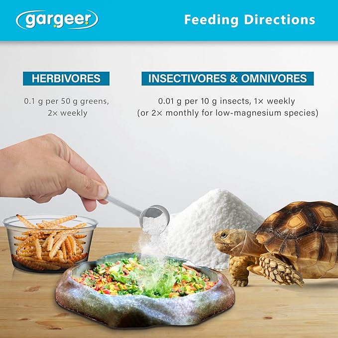 'Complete Minerals Plus' Supplement for All Reptiles | Supports Strong Bones, Shell, Skin, Muscle Function, Metabolism & Clay Minerals Boost | Lizards, Turtles & Tortoises | 3oz | Made in USA