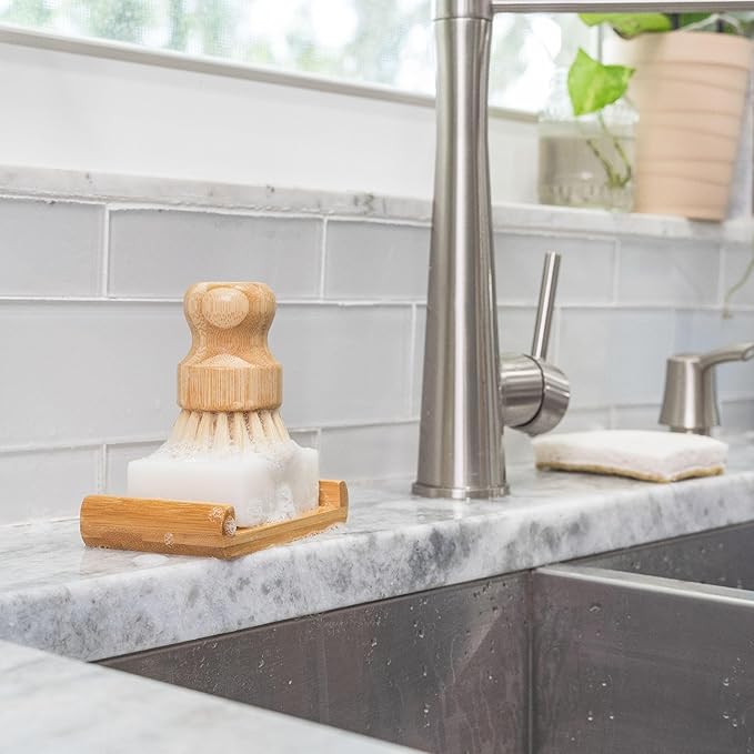 Tieralia Lemon Dish Soap Bar ā Solid Dish Block Soap Set for Kitchen Cleaning | Plant-Based, Fragrance-Free, Vegan Bar Soap | Long-Lasting, Zero Waste | 2-Pack (11.28 oz)