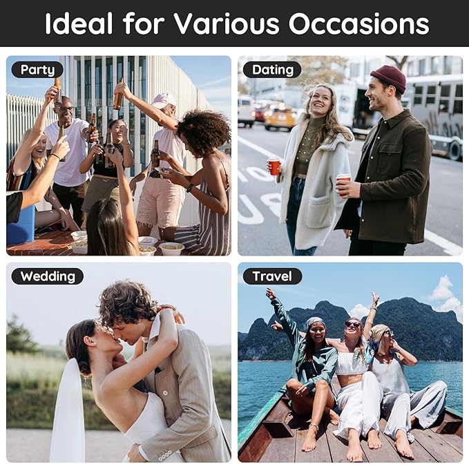 Segbeauty Travel Size Perfume Refill Bottle, 5 Set of 20ml Glass Perfume Spray Bottle Atomizer, Mini Portable Travel Cologne Dispenser Fine Mist Sprayer Toiletries Accessories Kit for Men Women