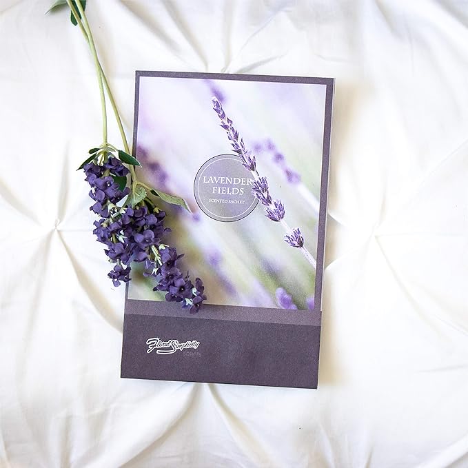 Simplicity Scents Lavender Scented Sachets Pack of 6, Everyday - Long-Lasting Scented Bags, Home Fragrance, Air Freshener & Deodorizer for Closet, Room, Drawer, or Cars, Made in USA