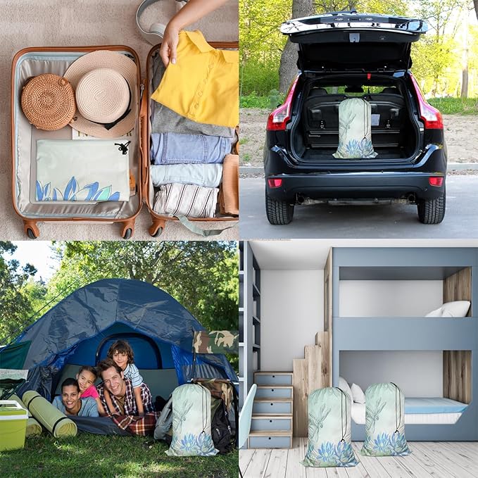 Swono Lotus Flower Laundry Bag with Strap Machine Washable Large Dirty Clothes Organizer Dragonfly Summer Floral Pond Blossom Botany Easy Fit Laundry Hamper or Basket, Carry Up to 4 Loads of Laundry