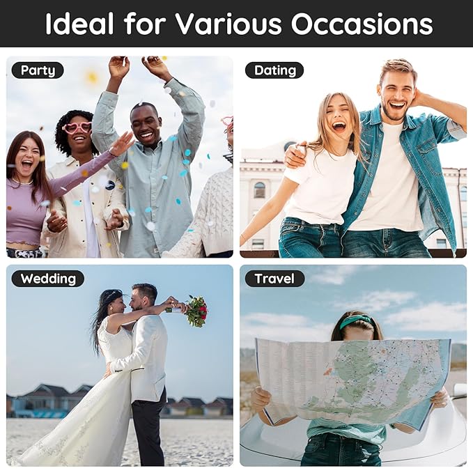 Segbeauty Refillable Perfume Bottle Travel, 5 Set of 10ML Pocket Glass Perfume Atomizer, Empty Fine Mist Mini Travel Bottles Set Cologne Atomizer Dispenser Fragrance Sprayer Cosmetic Container