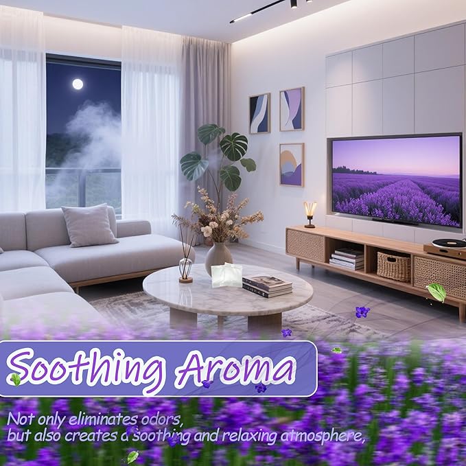 24 PCS Baking Soda Refills For Munchkin Nursery Fresheners, Lavender Scented Deodorizers Odor Absorber Compatible with Arm and Hammer Diaper Pail Deodorizing discs