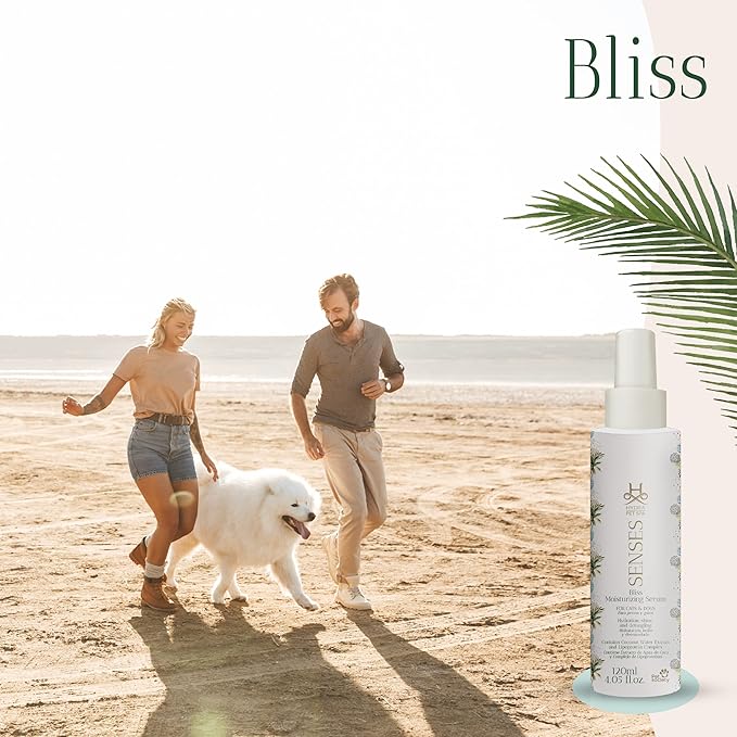 Hydra Senses Bliss Moisturizing Serum for Pets, Hydrating Cat and Dog Spray, Pet Detangling Spray for a Soft and Shiny Coat