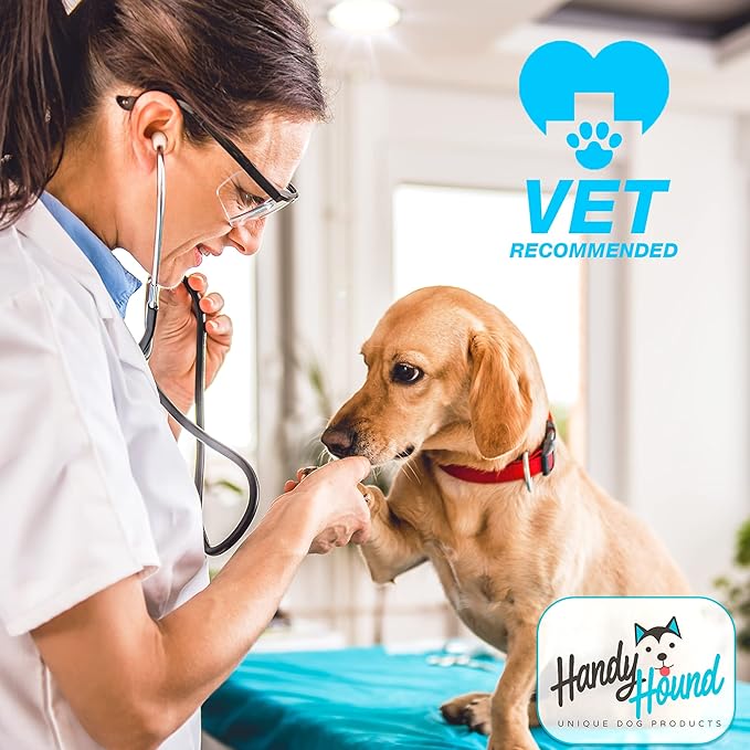 Handy Hound SnoutScreen Dog Nose Balm and Paw Balm, Moisturizing Formula for Dry or Cracked Noses, Vet Recommended, Made in USA, Protects Against UVB and UVC Rays, 2 oz