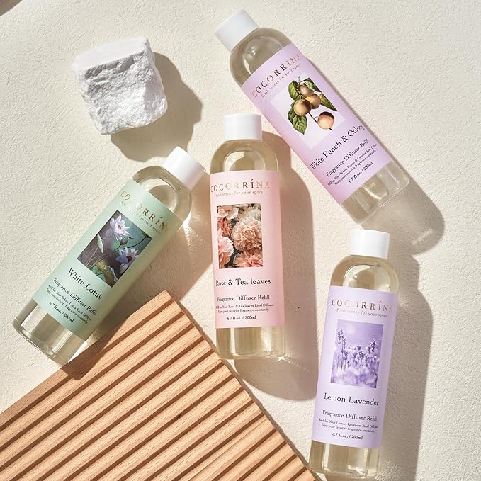 Cocorrína Reed Diffuser Refill - Lavender Thyme 6.7 oz / 2 Packs Reed Diffuser Oil Refill