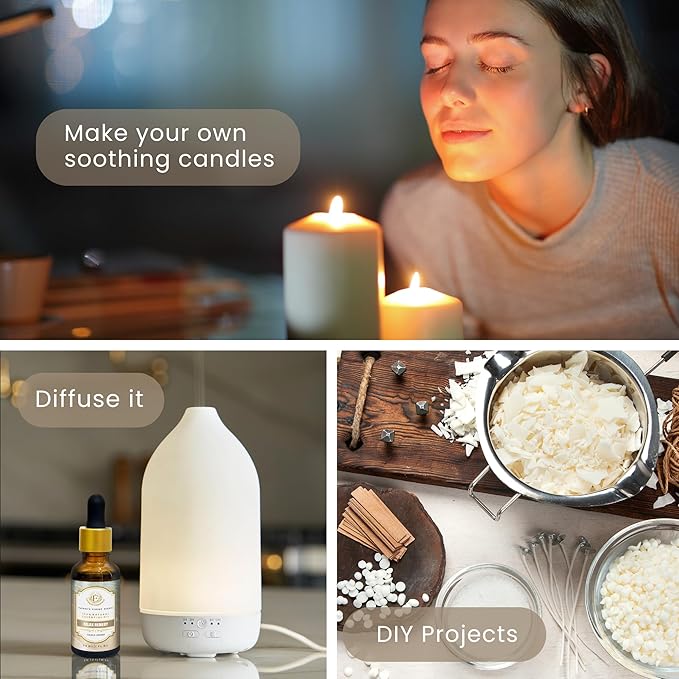 Relax Remedy Essential Oil Blend by Enhanced Essentials|Slow-Distilled French Lavender, Ylang Ylang, Geranium, Hibiscus & Blue Lotus | Emotional Calm, Mood Harmony & Deep Relaxation |1 fl oz (30 ml)