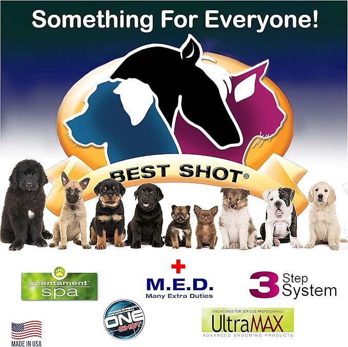 Best Shot Scentament Spa Botanical Body Splash, Detangler Spray, Body Spray for Pets, Cat and Dog Cologne Spray, Mango Maui, 8 Oz.