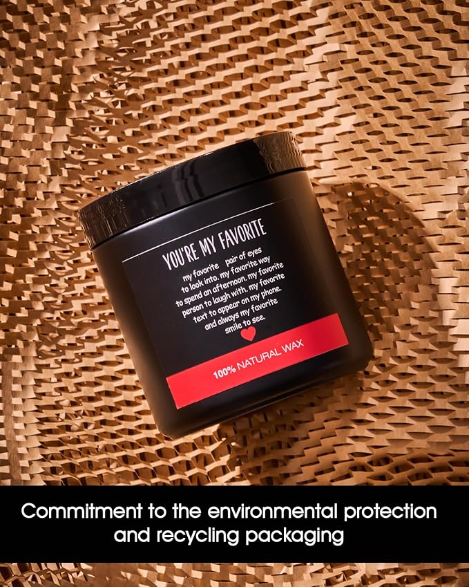 M&SENSE Tobacco Moss Scented Candle 11.6oz - Funny Gifts for Dad, Husband, Boyfriend | Unique Valentines Day Present, Masculine Home Decor, Relaxing Aromatherapy