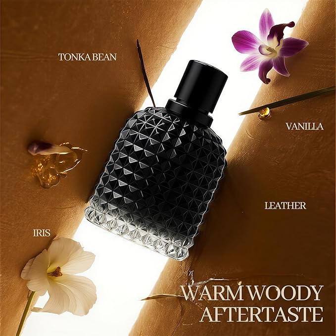 Men's Cologne Include 4 Variety Pack Perfume Gift Set- 3.4 Fl Oz Each Eau De Parfume Tobacco,Musk,Woody,Masculine Scent Long Lasting Fragrance(MilanoMR&Salva&GuiltN&ParfumFrance)