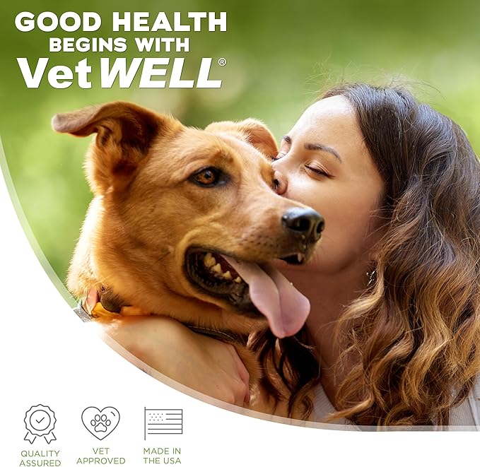 VetWELL Ear Cleaner for Dogs and Cats - Otic Rinse for Infections and Controlling Ear Infections and Odor in Pets - 8 oz (Sweet Pea Vanilla)