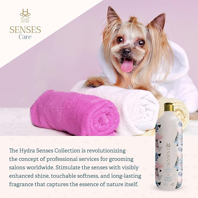 Hydra Senses Care Pet Conditioner, Conditioner for Dogs for Shiny, Deeply Moisturized Coats