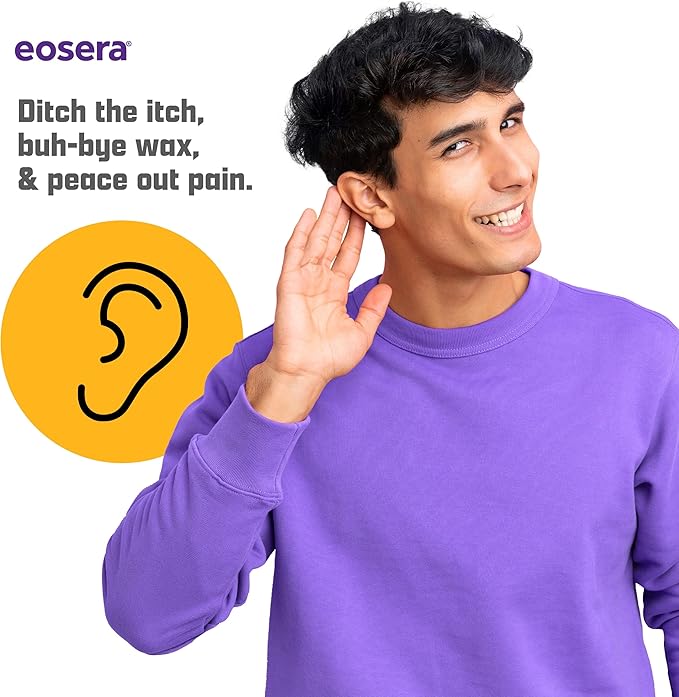 eosera Ear Wax MD Cleaning Kit - Fast-Acting Ear Wax Removal Drops & Rinse Bulb - Doctor Recommended, Clinically Proven Earwax Dissolver for Adults & Kids - Works in 15 Minutes - 10 Vials