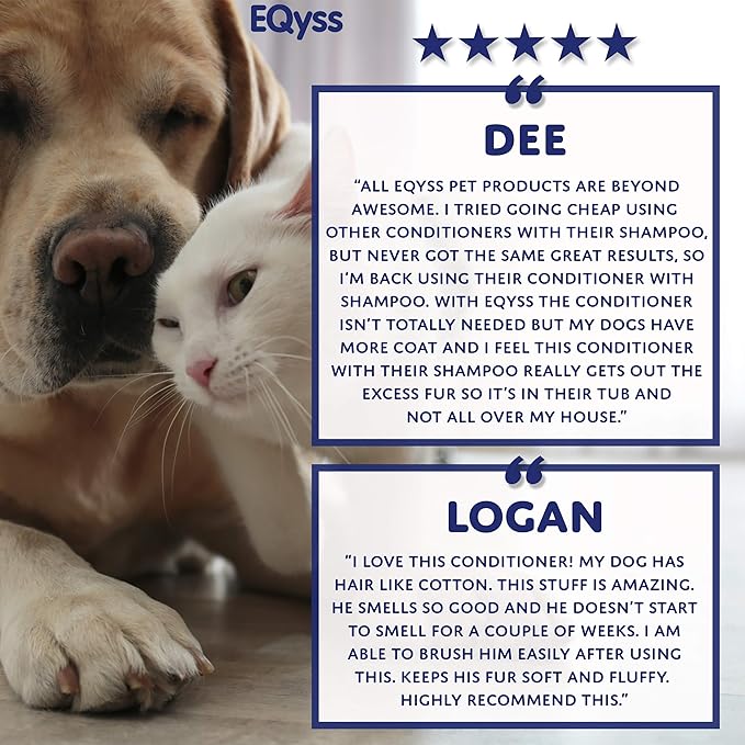 (3 Pack) EQyss Premier Pet Conditioner, 16 Ounces Each