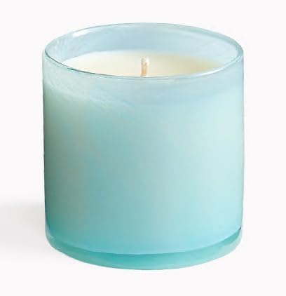 LAFCO New York Classic Candle, Marine - 6.5 oz - 50-Hour Burn Time - Reusable, Hand Blown Glass Vessel - Made in The USA