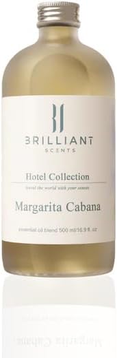 Brilliant Scents Margarita Cabana Scent | Dewy Sparkle, Orange | Inspired by: Waldorf Astoria Los Cabos | Luxury Home & Business Scent | Fragrance Oil | 500ML