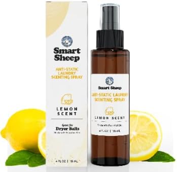 Anti-Static Laundry Scenting Spray with Essential Oils (Lavender, Lemon, Orange) (Lemon)