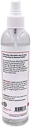 Warren London Waterless Dog Shampoo 8 oz – Green Apple No-Rinse Dry Shampoo Spray | Instant Deodorizer for Smelly Pets, Itch Relief, Dye-Free & Cruelty-Free | Made in USA