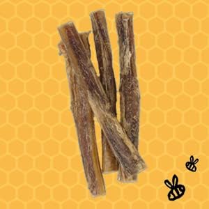 Honey I'm Home Honey Coated Dog Chew Variety Pack – Crunchy Ears, Trachea Tubes & Bully Sticks – All-Natural, Grain-Free, Healthy Buffalo Treats