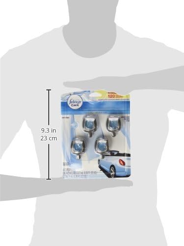 Febreze Car Vent-Clip Air Fresheners - 4 Pack (Linen & Sky)0.06 FL.OZ
