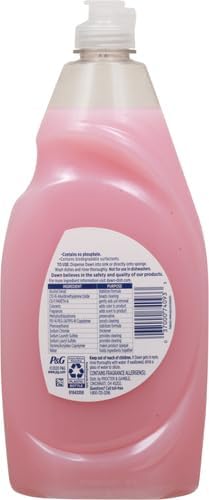 Dawn Ultra Gentle Clean Dishwashing Liquid Dish Soap, Pomegranate & Rose Water Scent, 24 fl oz