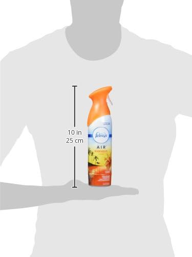 Febreze Air Mist Air Freshener Spray, Odor-Fighting Room Spray, Air Fresheners for Home and Bathroom and Kitchen, Aerosol Can, Hawaiian Aloha Scent, 8.8oz, 1 Count