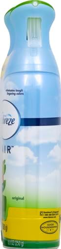 Febreze Air Mist Air Freshener Spray, Odor-Fighting Room Spray, Air Fresheners for Home and Bathroom and Kitchen, Aerosol Can, Gain Original Scent, 8.8oz, 2 Count