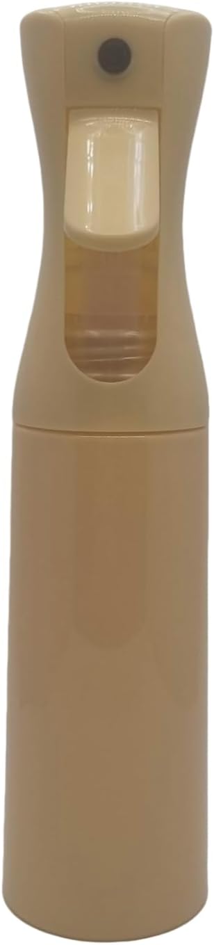 Continuous Fine Mist Spray Bottle for Hair (10.1oz / 300ml) – Ultra Fine Sprayer for Hair-Styling, Barber, Cleaning, Plants, Pets & Salons - ((Yellow))