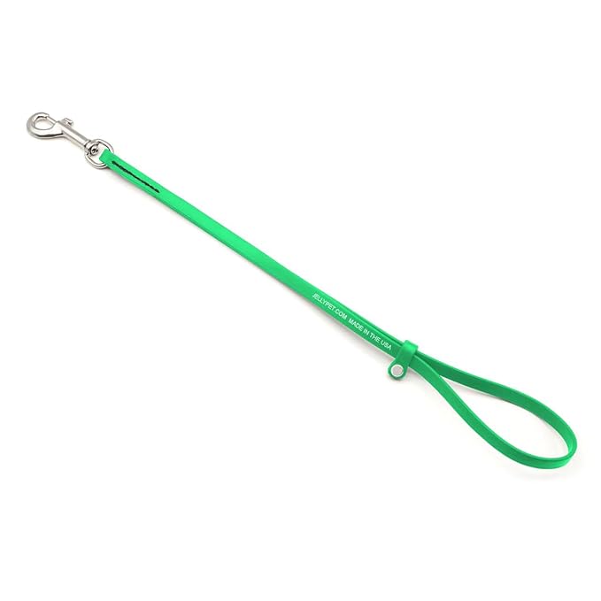 Jelly Pet Grooming Loop for Dogs, Fits Most Pet Grooming Tubs/Tables, Easy to Clean, Waterproof & Durable Noose Loop, Stronger Than Leather, Made in The USA (1/2'' x 24'', Lime Green)