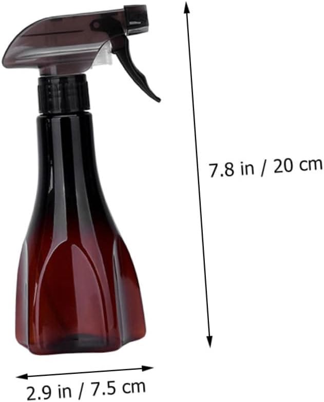 Angoily 2pcs Adjustable Hairdressing Sprayer Portable Water Spray Bottle for Gardening Cleaning Hairstyling Trigger Mist Sprayer in Random Colors