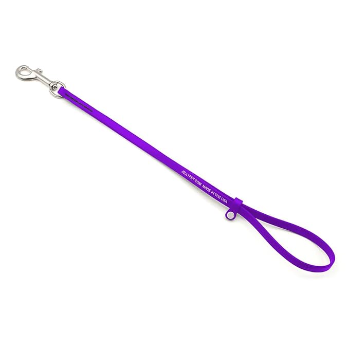 Jelly Pet Grooming Loop for Dogs, Fits Most Pet Grooming Tubs/Tables, Easy to Clean, Waterproof & Durable Noose Loop, Stronger Than Leather, Made in The USA (1/2'' x 24'', Purple)