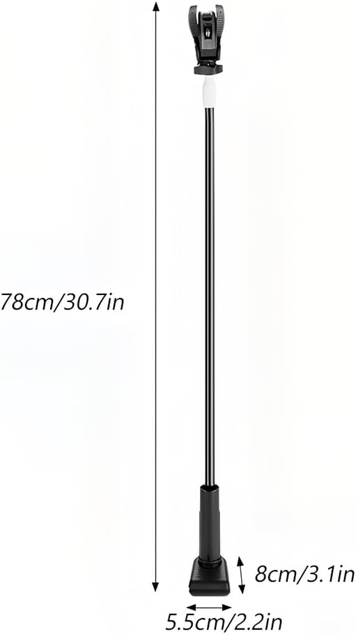 Joyzan Dog Hair Dryer Stand, Pet Grooming Table Hands Free Blow Holder 360°Rotatable Adjustable Lazy Third Arm Clamp Flexible Aluminum Alloy Groomers Hose Tube Mount Clip Cat Countertop Shower