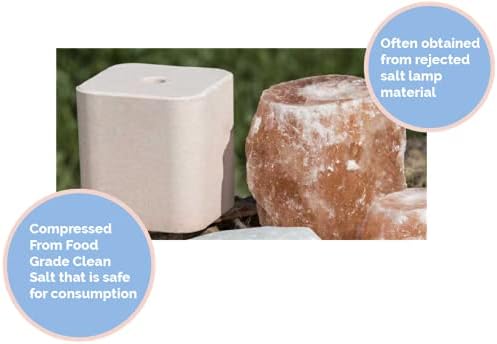 Himalayan Secrets Compressed Pink Salt Lick for Livestock and Wildlife Animals, Pure & Natural Feed Salt Block, Minerals & Trace Elements, No Additives, 11LB (5KG)