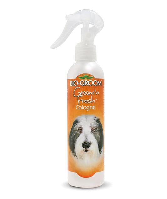 Bio-Groom Groom'n Fresh Dog Cologne - Deodorizing Spray, Dog Bathing Supplies, Puppy Wash, Cat & Dog Grooming Supplies, Cruelty-Free, Made in USA, Dog Perfume - 8 fl oz 1-Pack
